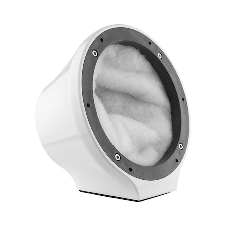 6.5 Flat Mount Speaker Pod Universal For Any Application White PR